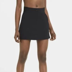 Nike Bliss Luxe Training Skort Black Tennis Pickleball Pocket Athleisure 2022-M